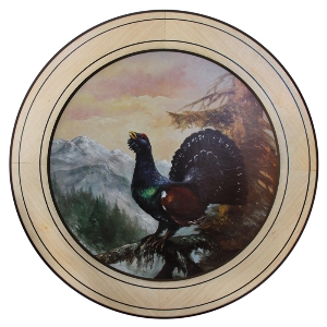 Honorary plaques for special achievements von AKAH Capercaillie target of honor in interchangeable frame 50cm 38632010