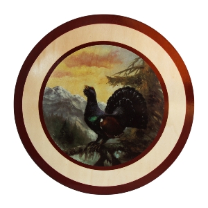Honorary plaques for special achievements von AKAH Capercaillie target of honor 35cm 38662010