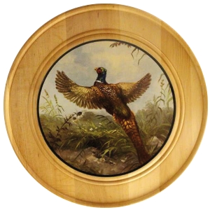 Honorary plaques for special achievements von AKAH Honor disk made of solid wood Ø 30 cm 38690007