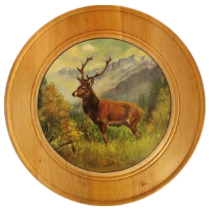 Honorary plaques for special achievements von AKAH Honor disk made of solid wood Ø 60 cm 38693002