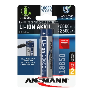 AKAH Night vision accessories for hunting grounds and optics von AKAH ANSMANN Li-Ion Akku 18650 50801000