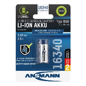 AKAH Night vision accessories for hunting grounds and optics von AKAH ANSMANN Li-Ion Akku 16340 / RCR123 50802000