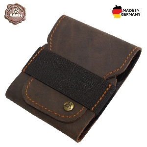 Weapon accessories for hunting and shooting sports von AKAH AKAH Patronenetui aus Büffelleder mit Pullup-Effekt 67902000