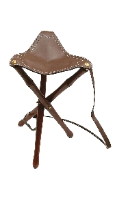Walking sticks and stools von AKAH Classic three-legged seat without aluminum plate 68270065