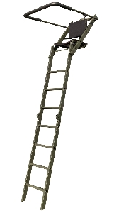 Folding hide ladder