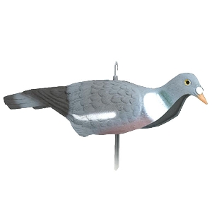 Hunting equipment for hunting grounds and outdoor use von AKAH Decoy wood pigeon movable 71627000