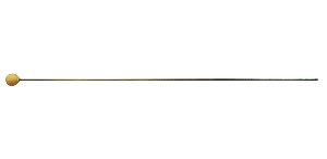 Steel cleaning rod with button