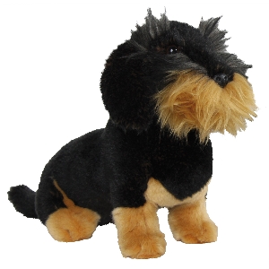 Children's toys for nature lovers von AKAH Rough-haired dachshund Wastl cuddly toy 78284000