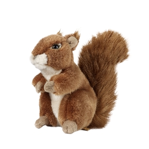 Children's toys for nature lovers von AKAH Plush toy squirrel 78332000