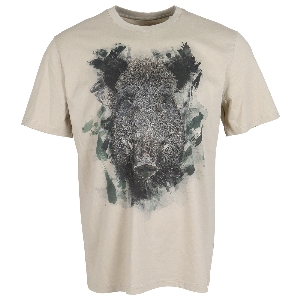 ALMTRACHT T-shirt wild boar, sand