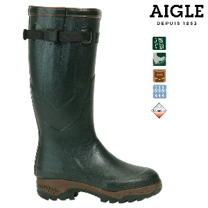 Rubber boots for hunting grounds and outdoor use von AKAH AIGLE PARCOURS® 2 Iso grün 86546036