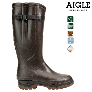 AKAH Rubber boots for hunting grounds and outdoor use von AKAH AIGLE PARCOURS® 2 Iso braun 86547036
