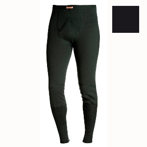 Underwear for hunting and outdoor use von AKAH TERMO ORIGINAL HEAVY long johns with opening black 87033104