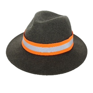 Elastic signal band for the hunting hat
