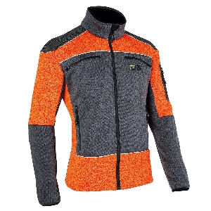 PSS X-treme Arctic fiber cardigan grey/orange