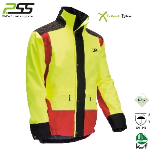 PSS X-treme Rain rain jacket yellow/red