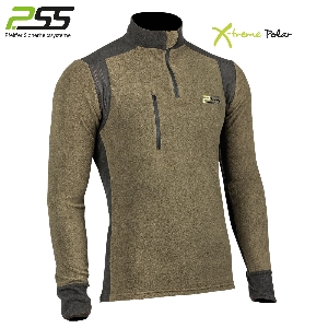 Sweaters and Cardigans von AKAH PSS X-treme Polar fleece shirt green/black 89979009