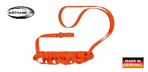 Tracking work with hunting dogs von AKAH AKAH BioThane® welding strap with leather stopper 95560019
