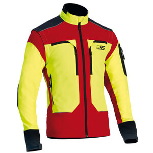 Softshell jackets for hunting and outdoor use von AKAH PSS X-treme Vario Stretchjacke gelb/rot 89963009
