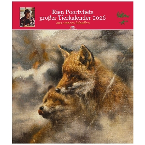 Calendar for hunters von AKAH \"Rien Poortvliets\" large animal calendar 2026 78435001