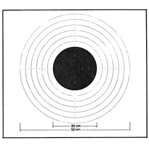 Discs and Targets von AKAH Ring disk 55x55cm with insertion slots 38191000
