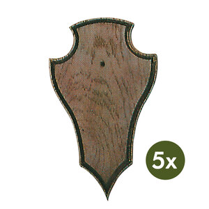 Horn boards for roe deer, 19x12cm