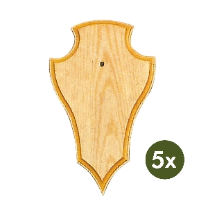 Horn boards for roe deer, 19x12cm