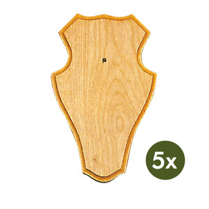Horn boards for roe deer, 19x12cm
