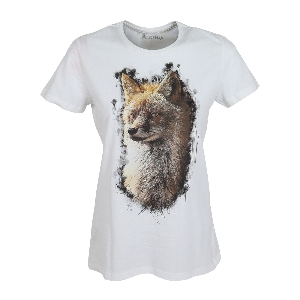 ALMTRACHT T-shirt ladies fox, white