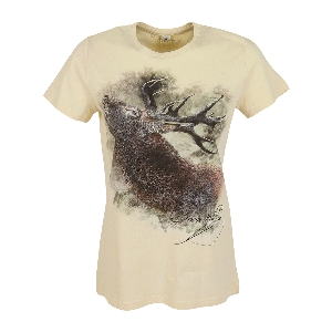 ALMTRACHT T-shirt ladies deer, beige