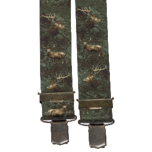 Accessories for hunting and outdoor use von AKAH Hosenträger Jacquard Hirsch 87648000